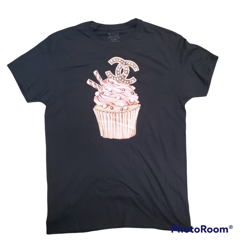 Custom inspired fancy bling graphic tee